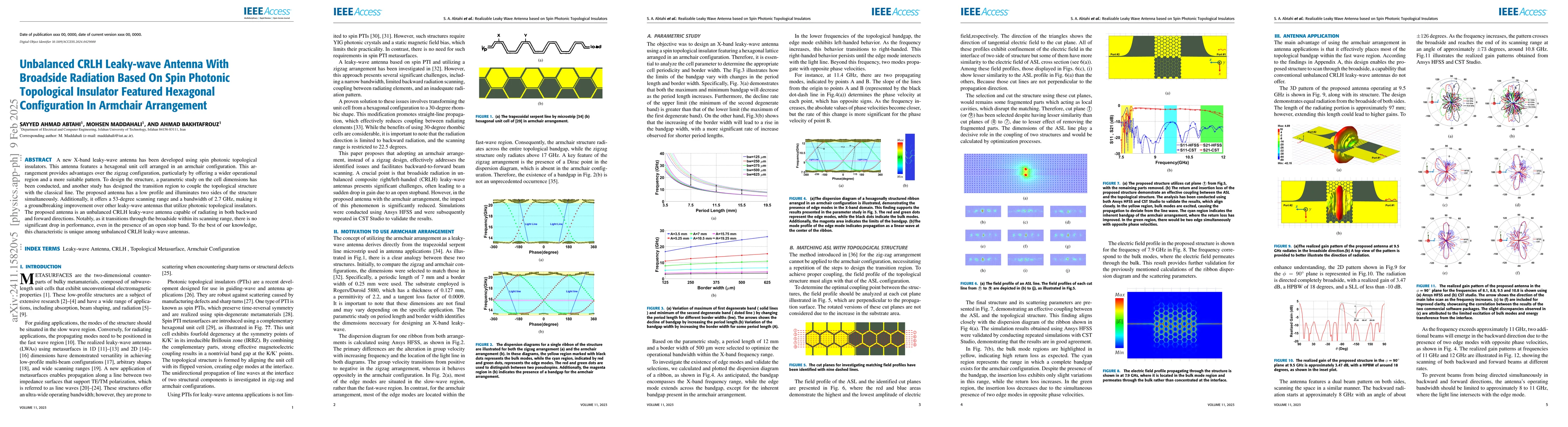 Thumbnail for Spin Photonic Topological Insulator Antenna By Armchair Arrangement