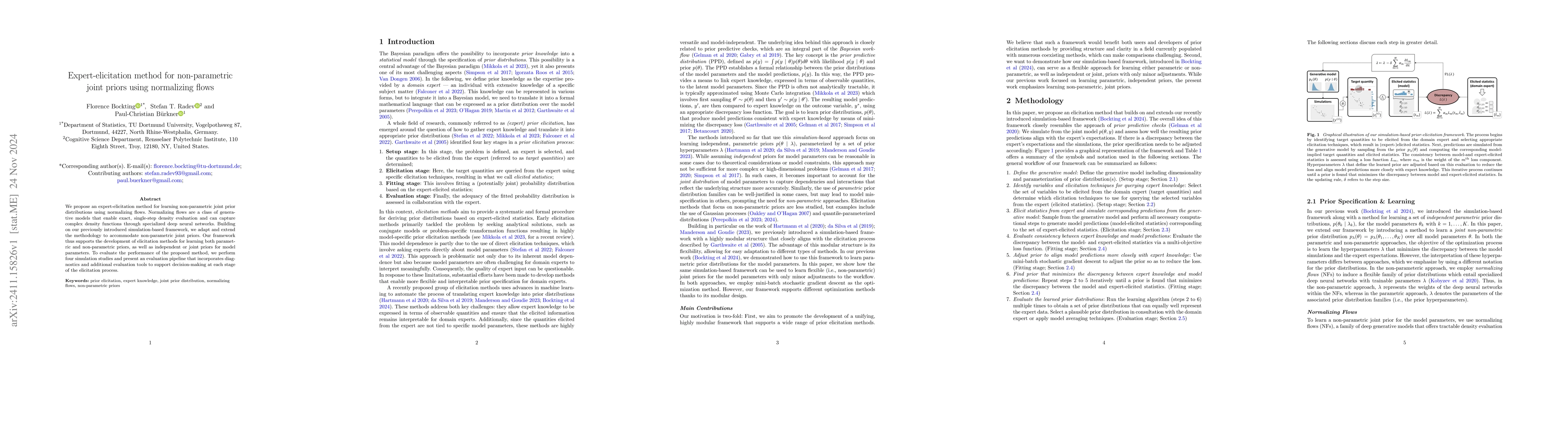 Thumbnail for Expert-elicitation method for non-parametric joint priors using
  normalizing flows
