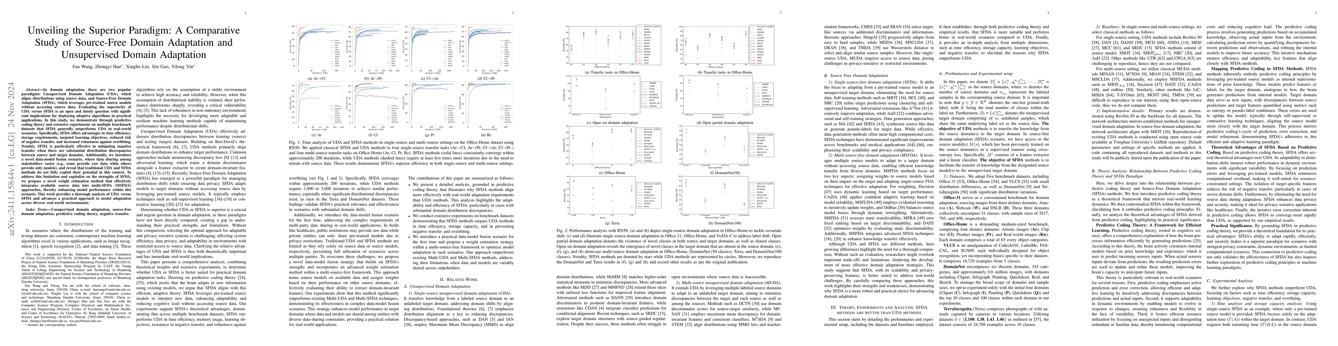 Thumbnail for Unveiling the Superior Paradigm: A Comparative Study of Source-Free
  Domain Adaptation and Unsupervised Domain Adaptation