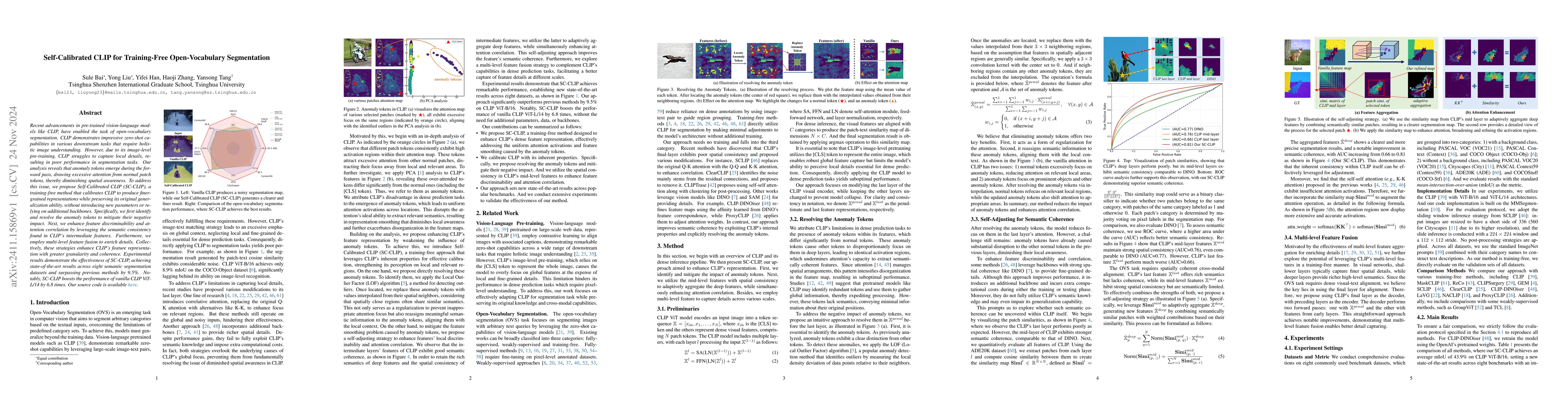 Thumbnail for Self-Calibrated CLIP for Training-Free Open-Vocabulary Segmentation