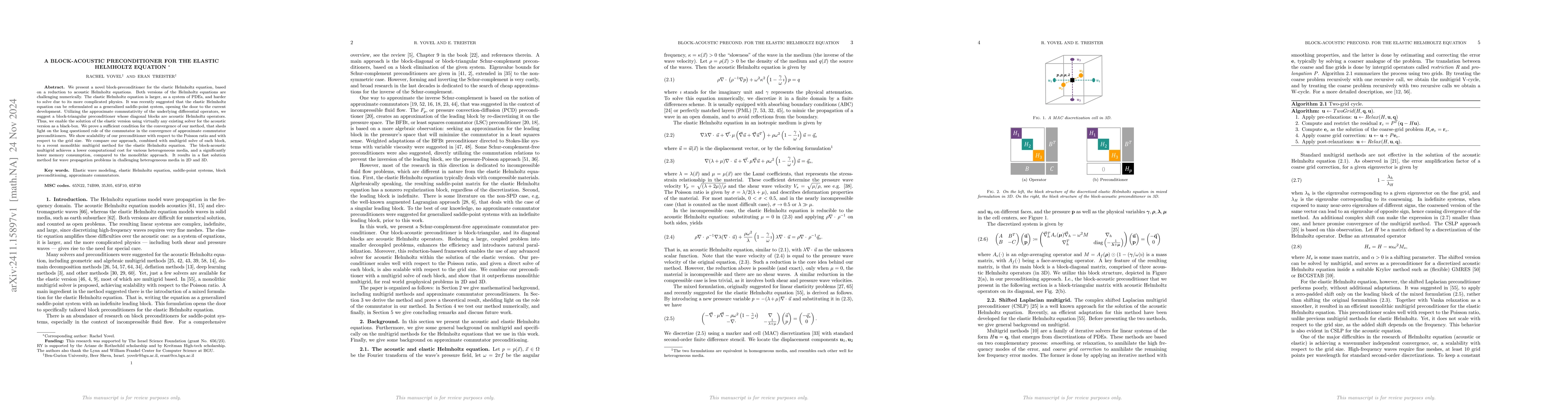 Thumbnail for A block-acoustic preconditioner for the elastic Helmholtz equation