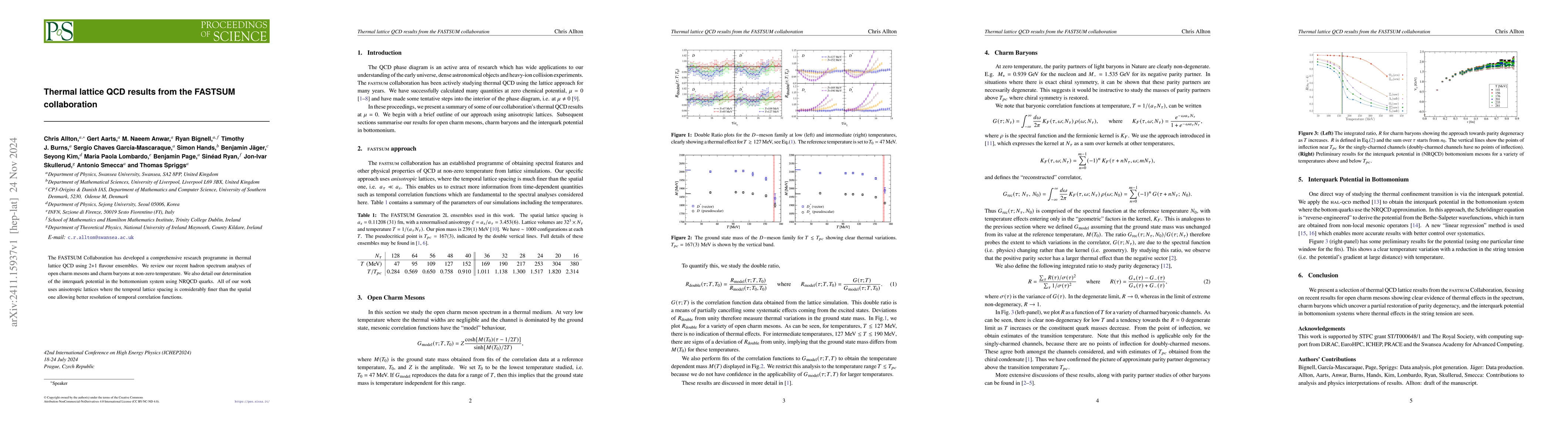 Thumbnail for Thermal lattice QCD results from the FASTSUM collaboration