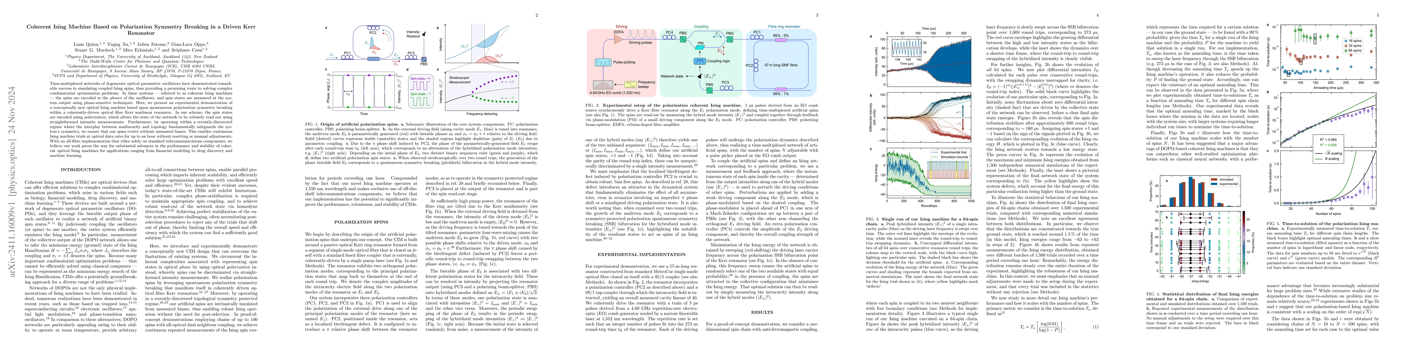 Thumbnail for Coherent Ising Machine Based on Polarization Symmetry Breaking in a
  Driven Kerr Resonator