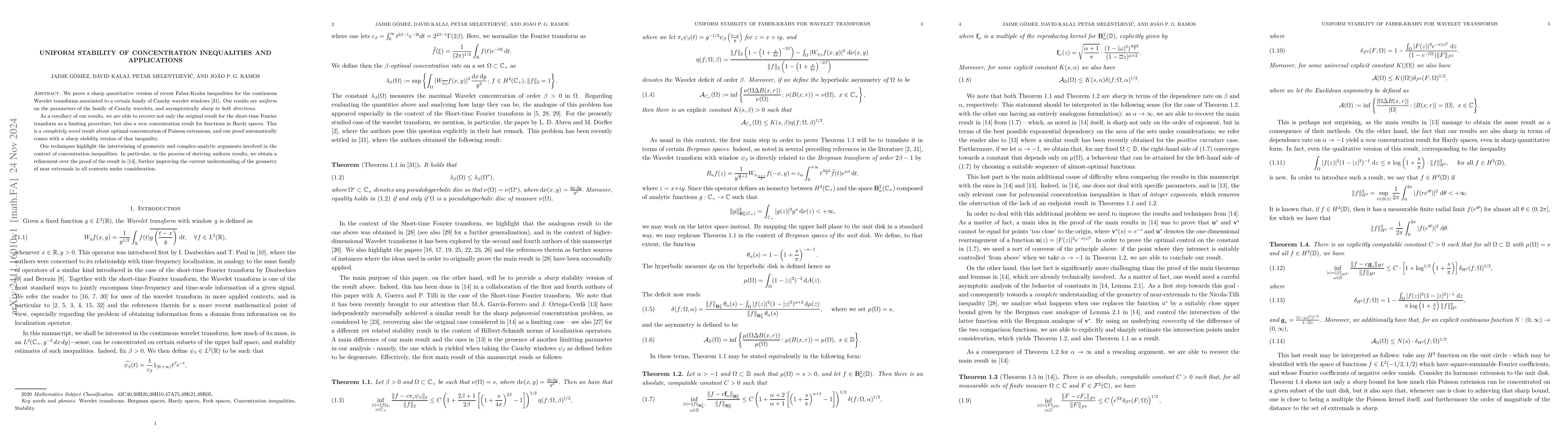 Thumbnail for Uniform stability of concentration inequalities and applications