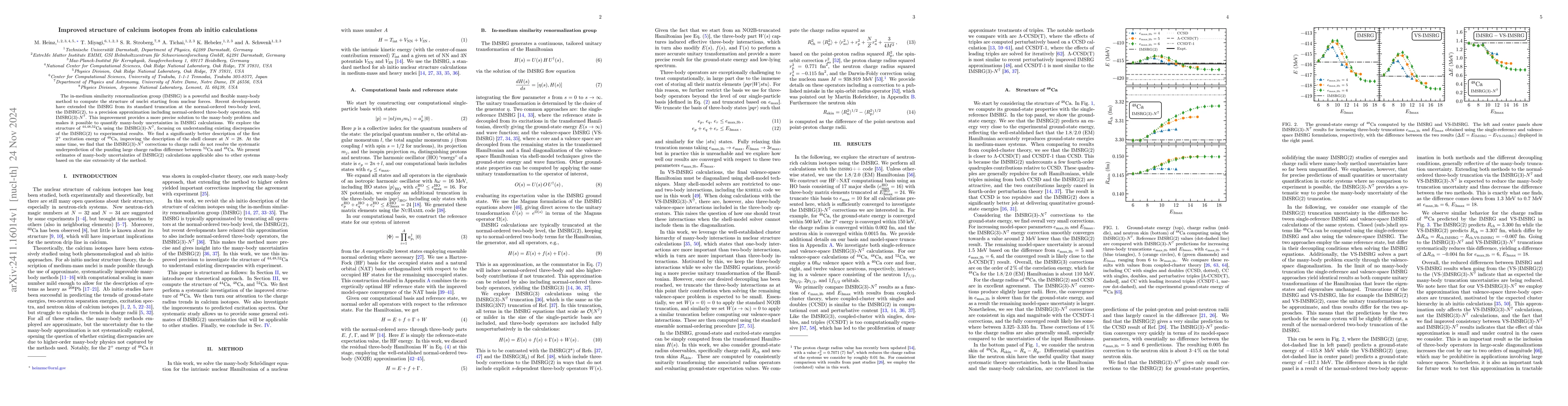 Thumbnail for Improved structure of calcium isotopes from ab initio calculations