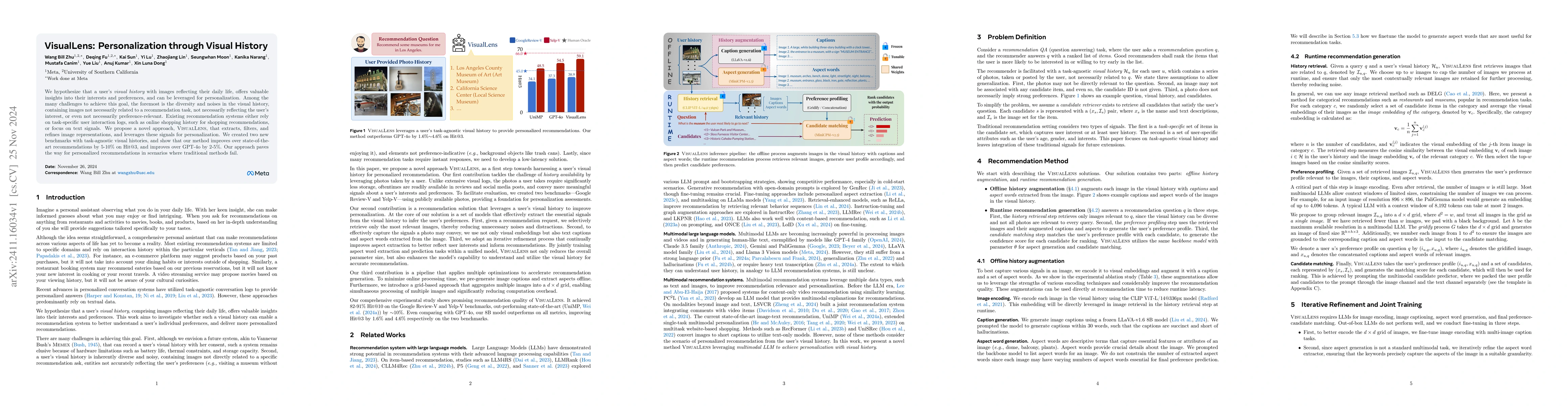 Thumbnail for VisualLens: Personalization through Visual History