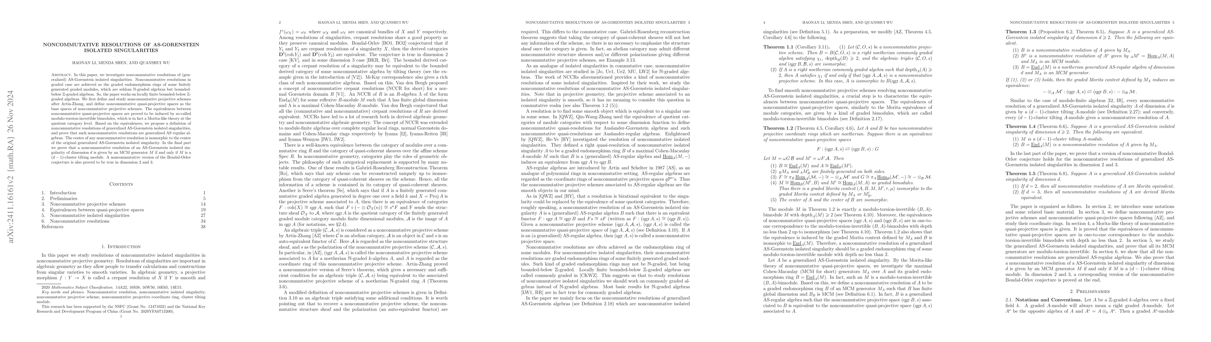 Thumbnail for Noncommutative resolutions of AS-Gorenstein isolated singularites