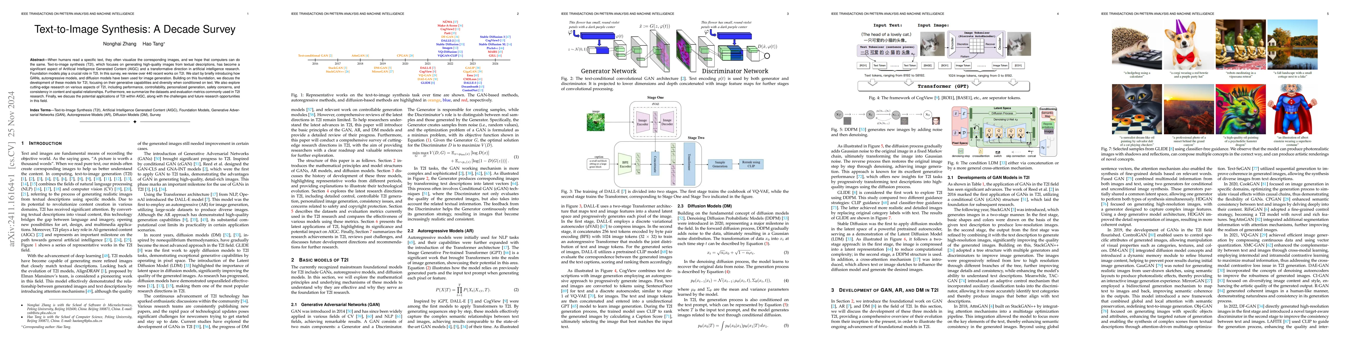 Thumbnail for Text-to-Image Synthesis: A Decade Survey