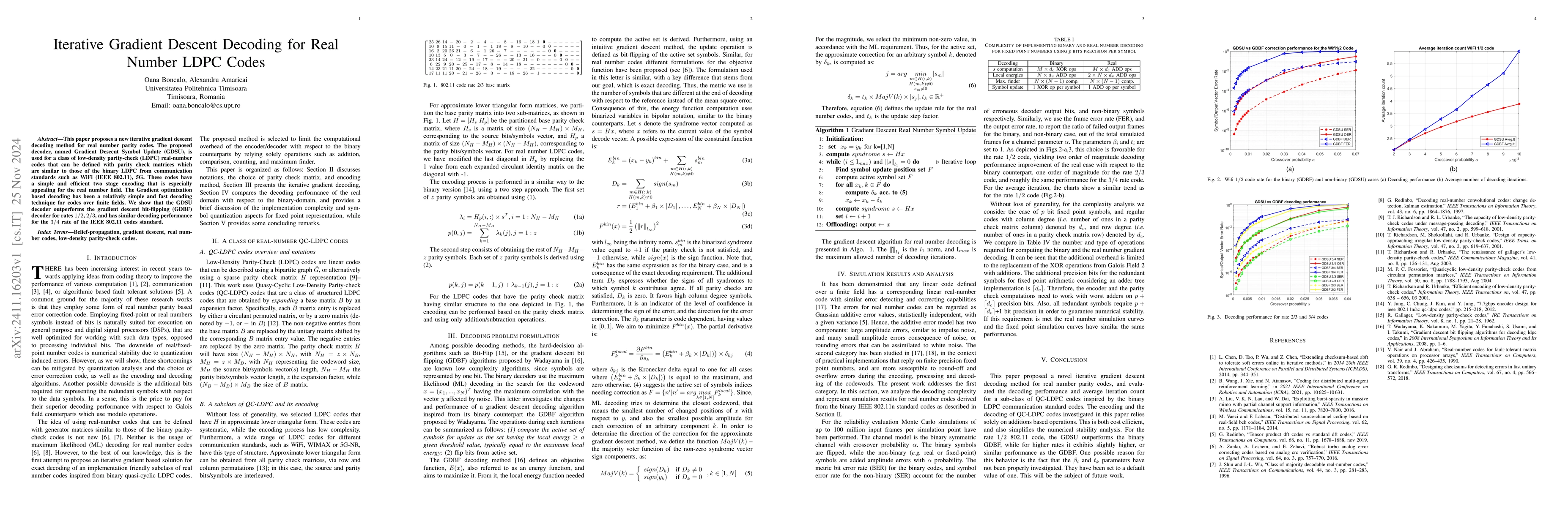 Thumbnail for Iterative Gradient Descent Decoding for Real Number LDPC Codes