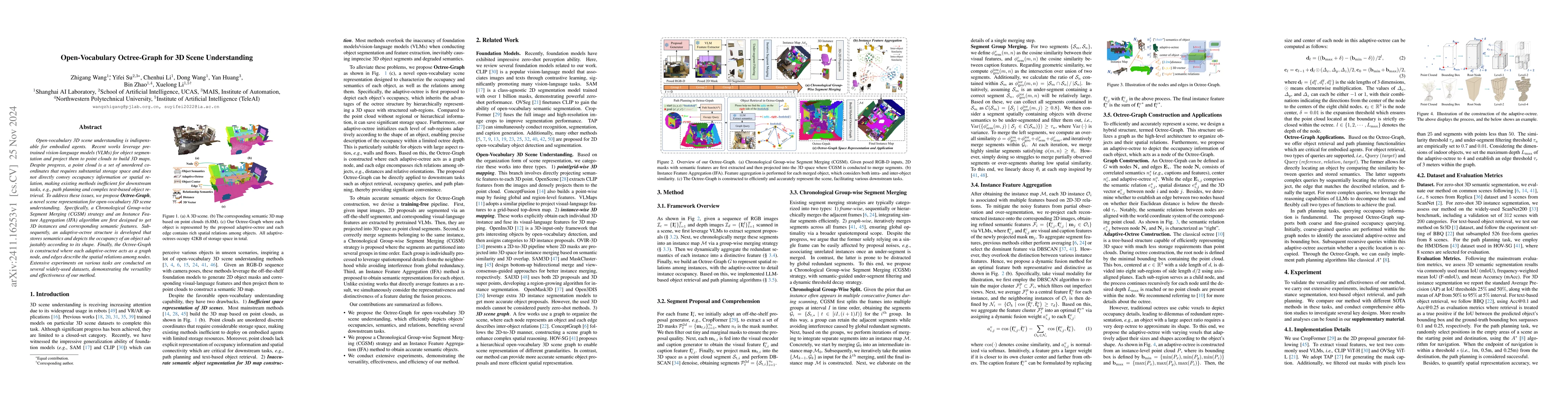 Thumbnail for Open-Vocabulary Octree-Graph for 3D Scene Understanding