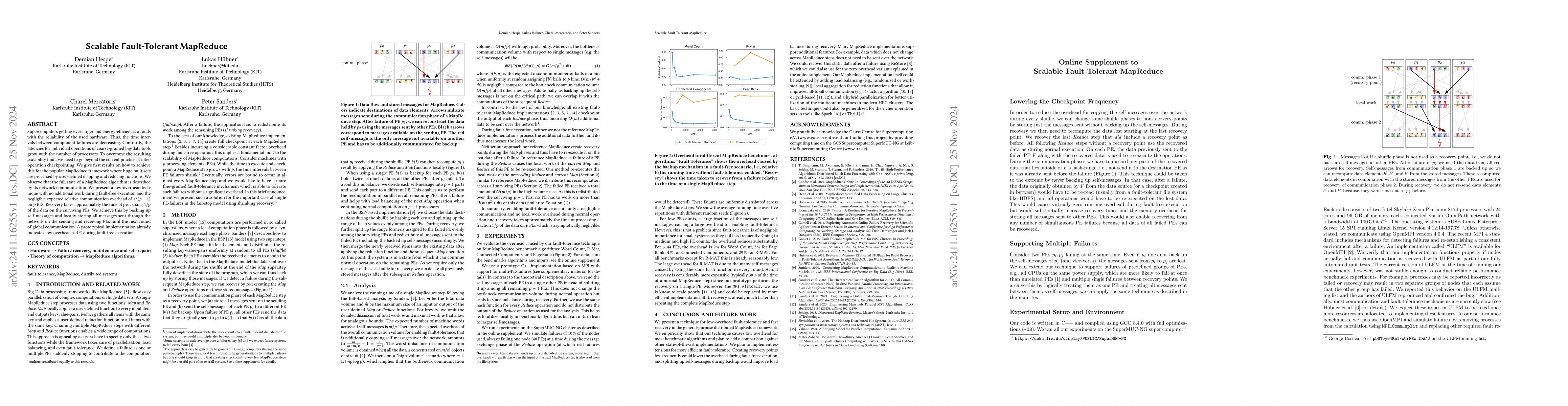 Thumbnail for Scalable Fault-Tolerant MapReduce