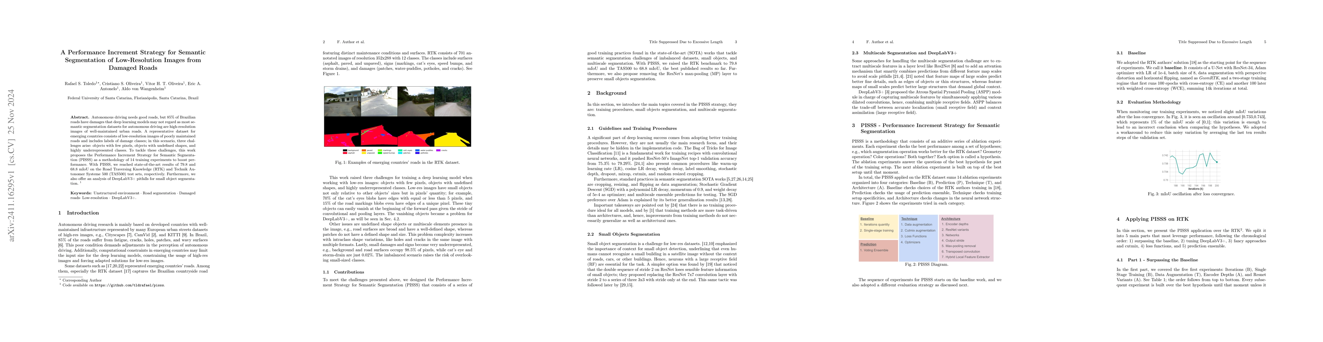 Thumbnail for A Performance Increment Strategy for Semantic Segmentation of
  Low-Resolution Images from Damaged Roads