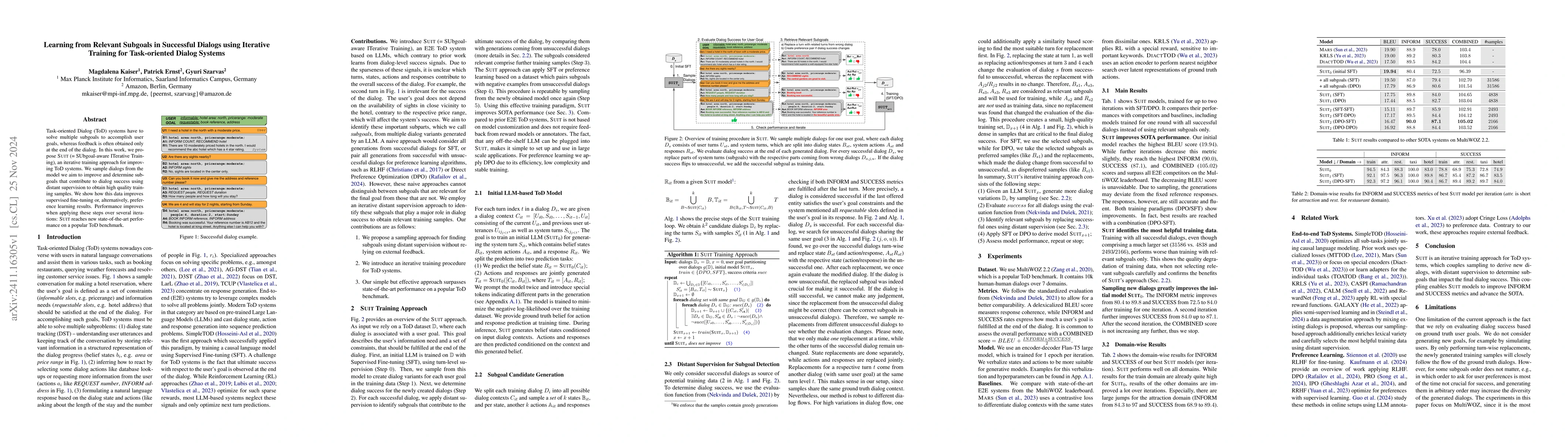 Thumbnail for Learning from Relevant Subgoals in Successful Dialogs using Iterative
  Training for Task-oriented Dialog Systems