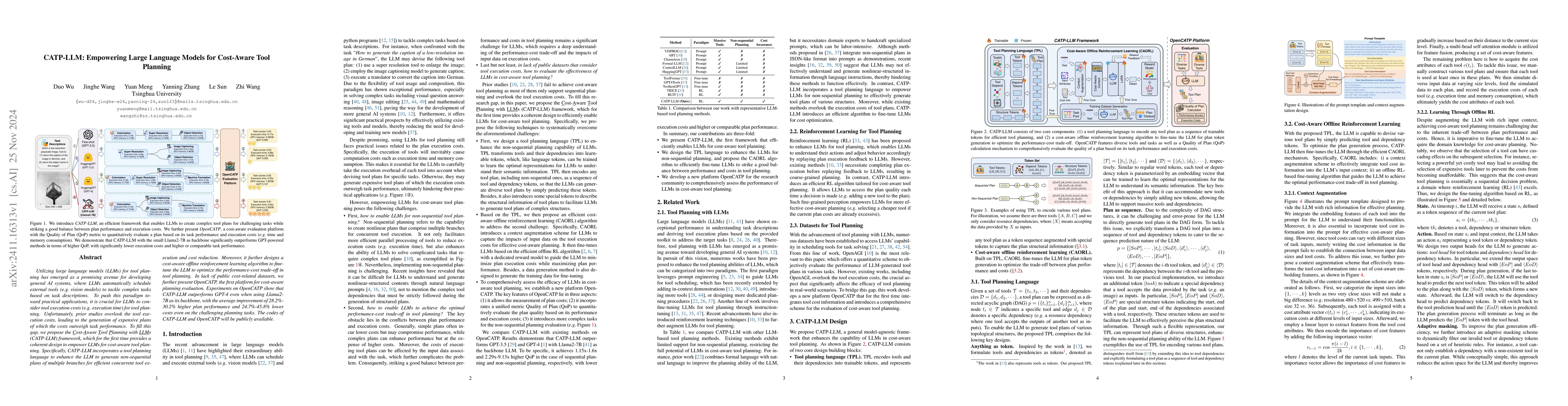 Thumbnail for CATP-LLM: Empowering Large Language Models for Cost-Aware Tool Planning