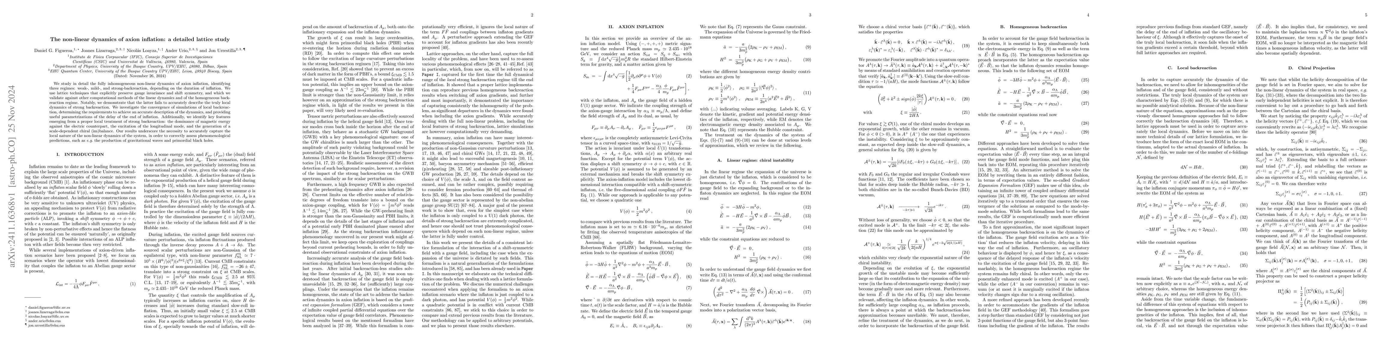 Thumbnail for The non-linear dynamics of axion inflation: a detailed lattice study