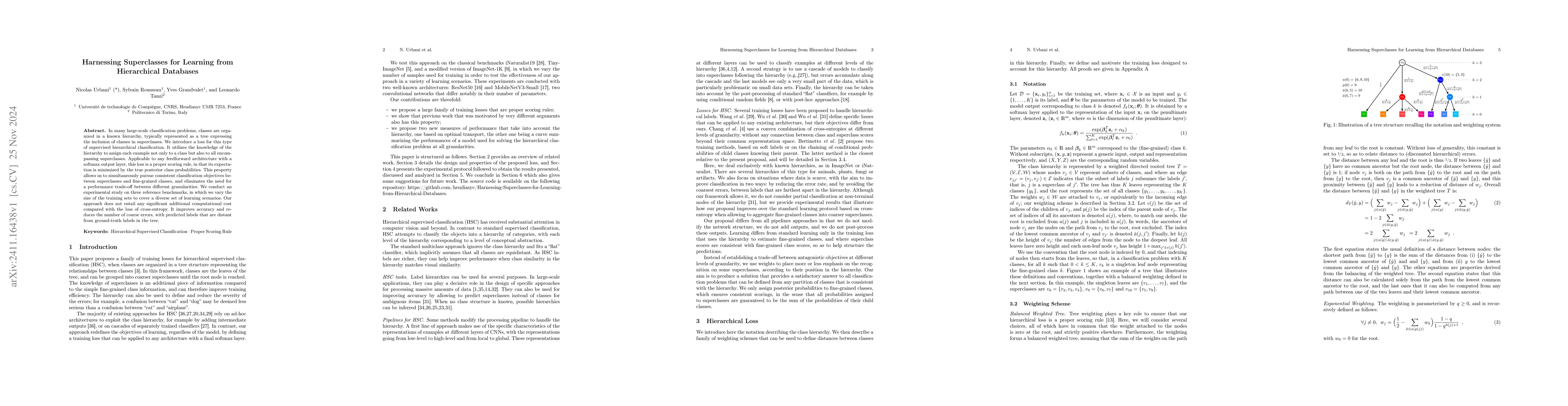 Thumbnail for Harnessing Superclasses for Learning from Hierarchical Databases