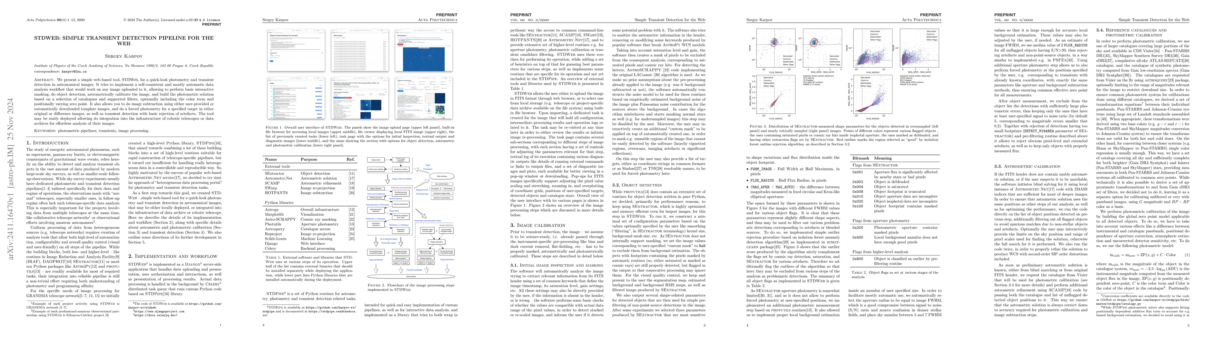Thumbnail for STDWeb: Simple Transient Detection pipeline for the Web