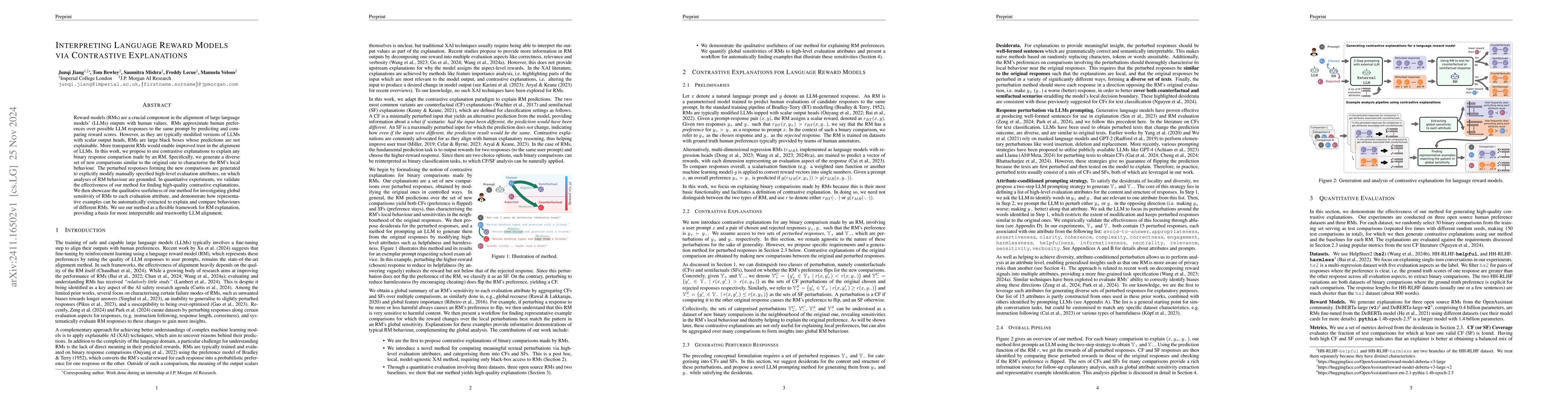 Thumbnail for Interpreting Language Reward Models via Contrastive Explanations