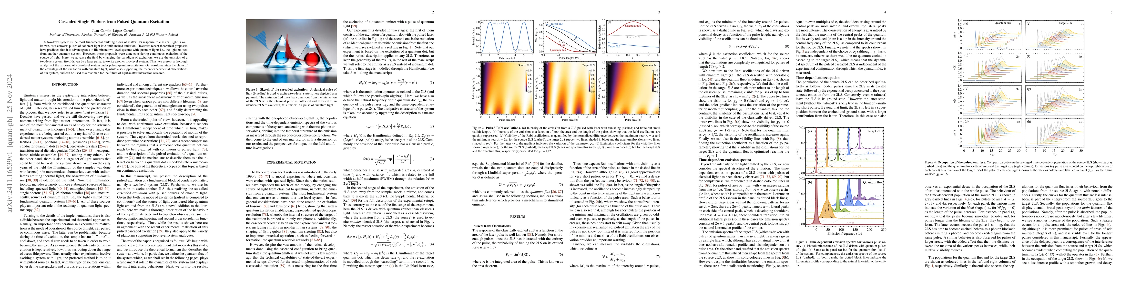 Thumbnail for Cascaded Single Photons from Pulsed Quantum Excitation