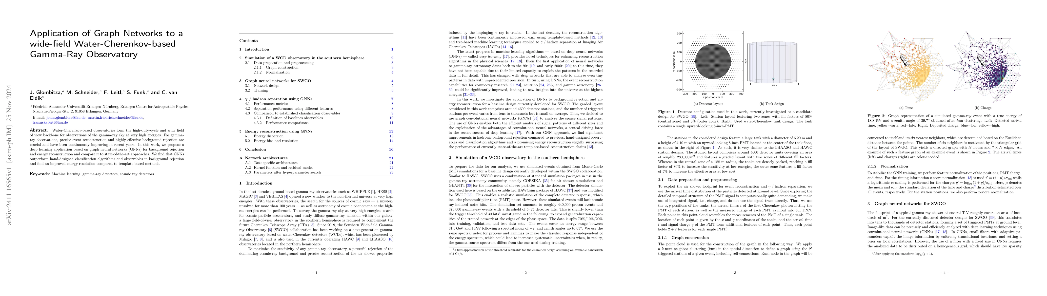 Thumbnail for Application of Graph Networks to a wide-field Water-Cherenkov-based
  Gamma-Ray Observatory
