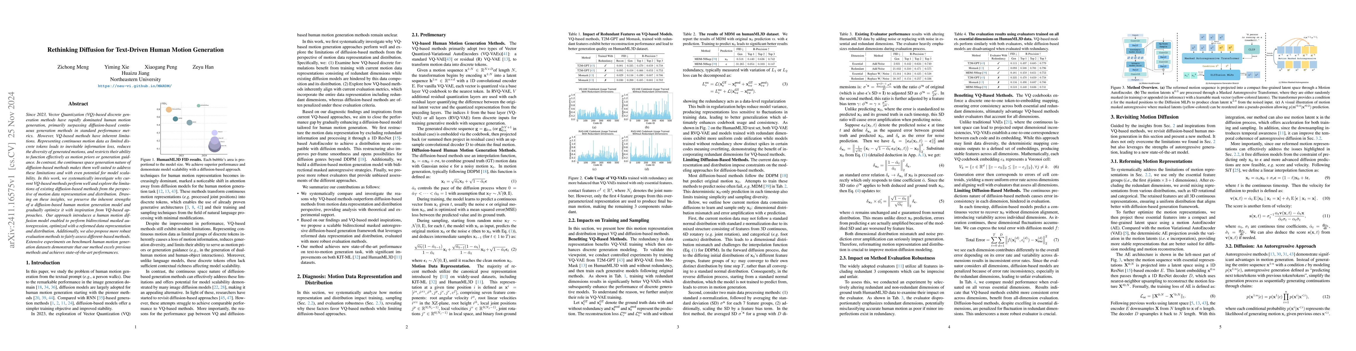 Thumbnail for Rethinking Diffusion for Text-Driven Human Motion Generation
