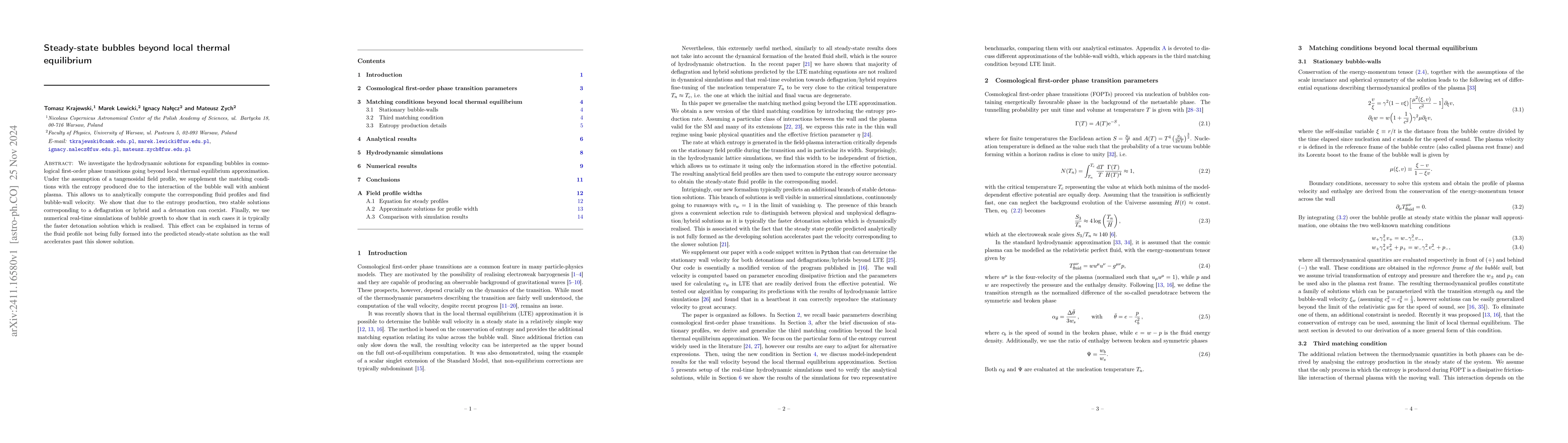 Thumbnail for Steady-state bubbles beyond local thermal equilibrium