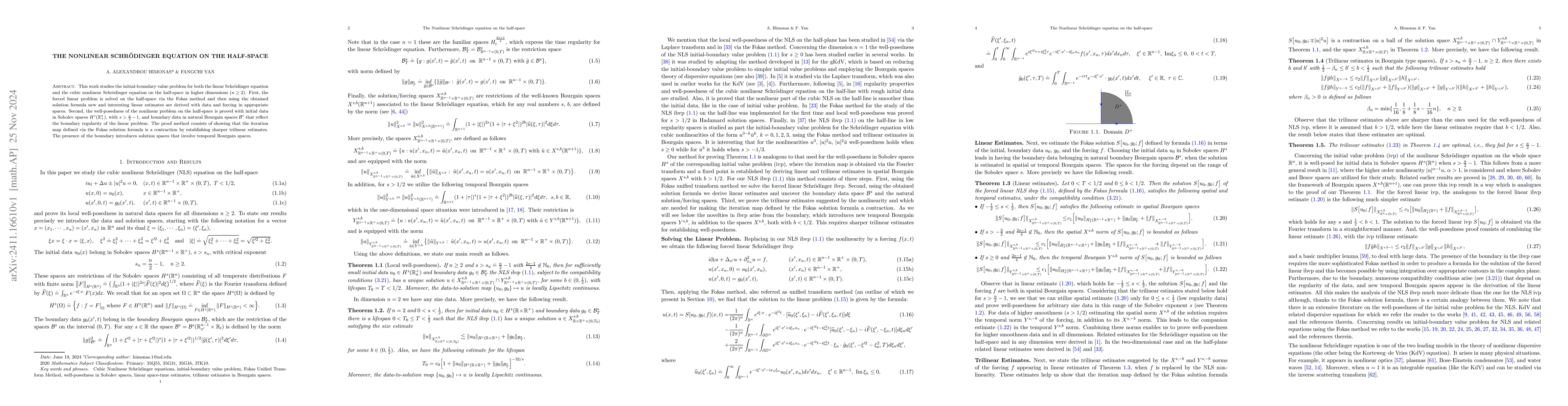 Thumbnail for The nonlinear Schrödinger equation on the half-space
