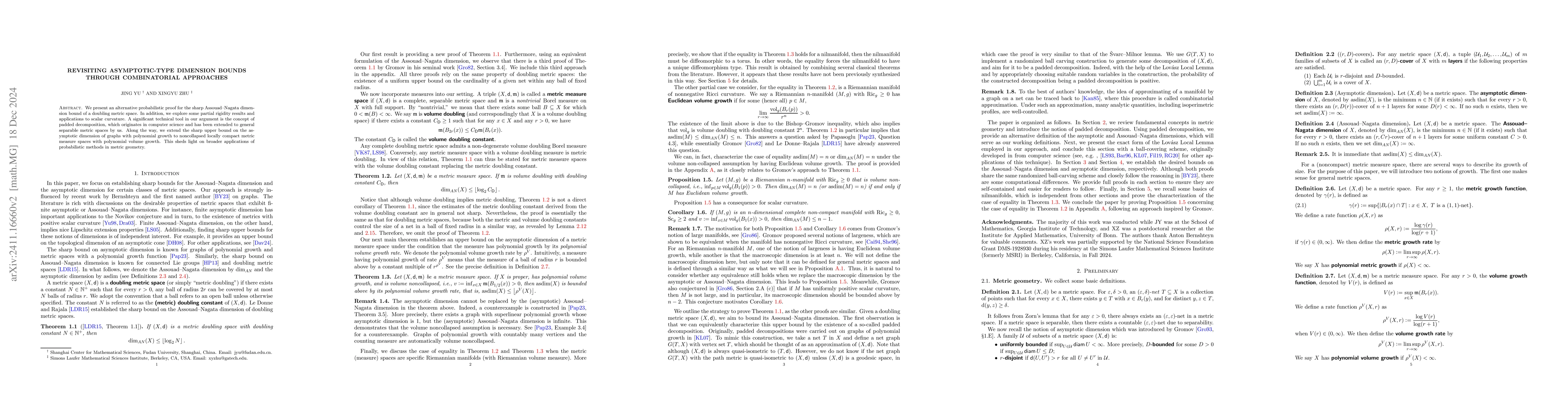 Thumbnail for A Combinatorial Revisit of Asymptotic-type Dimension Bounds