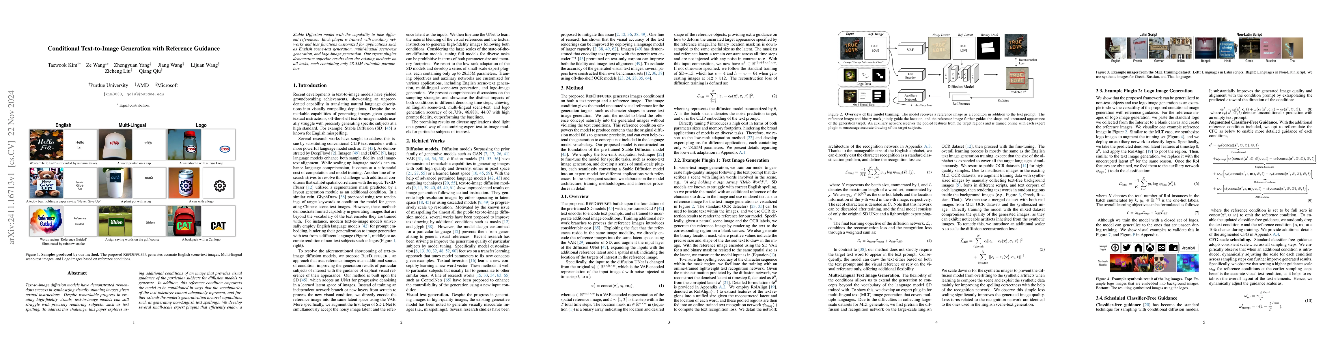 Thumbnail for Conditional Text-to-Image Generation with Reference Guidance