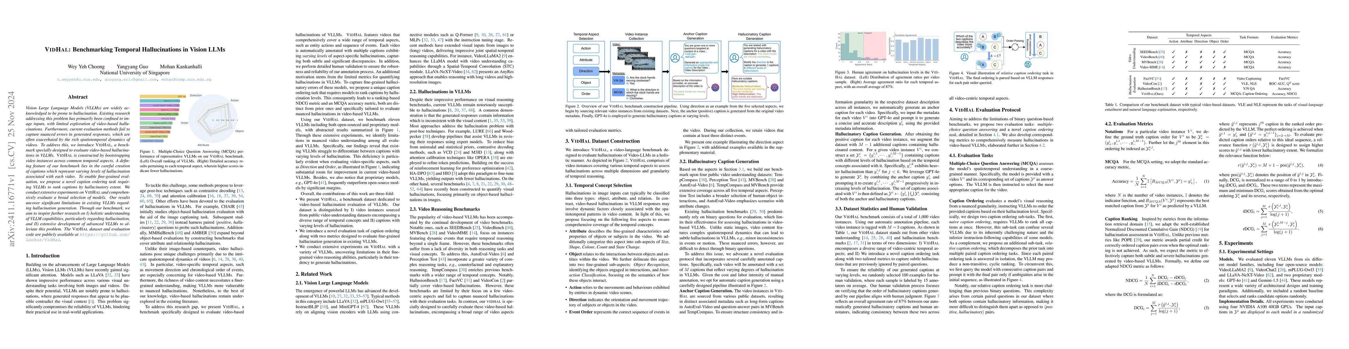 Thumbnail for VidHal: Benchmarking Temporal Hallucinations in Vision LLMs
