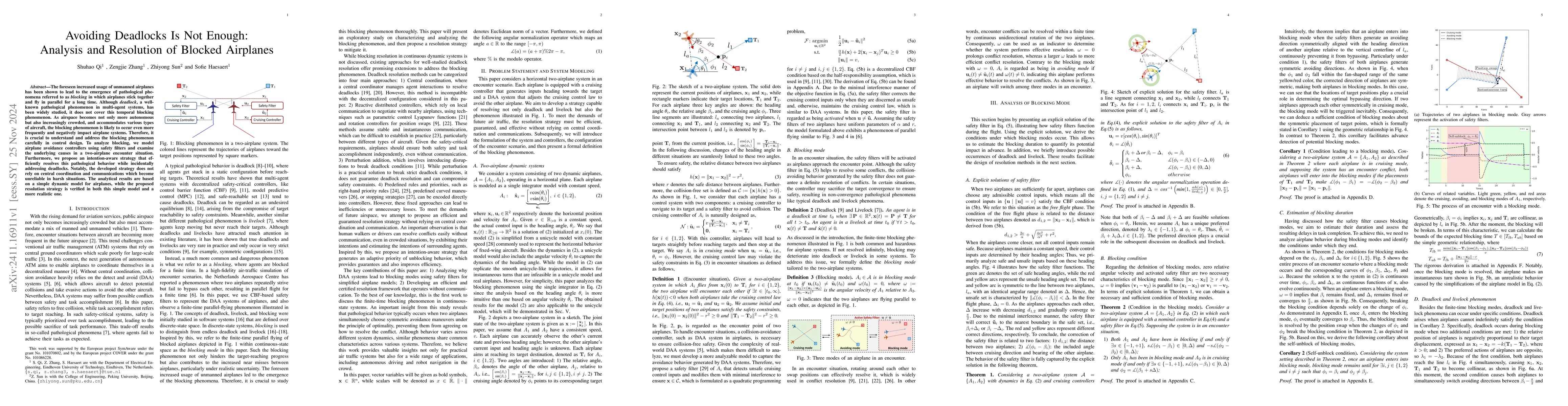 Thumbnail for Avoiding Deadlocks Is Not Enough: Analysis and Resolution of Blocked
  Airplanes