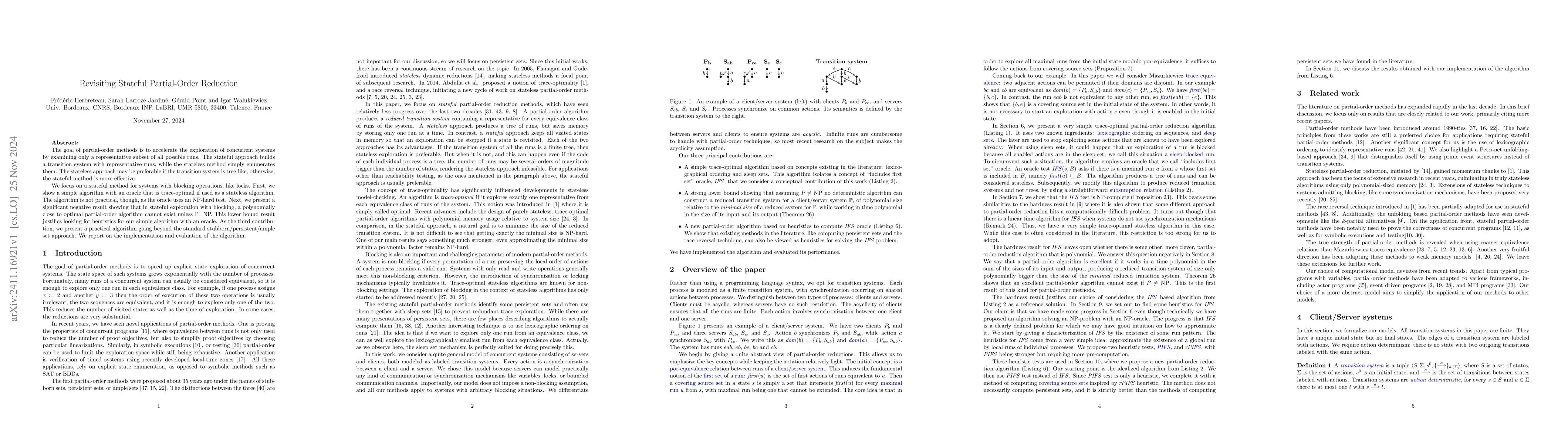Thumbnail for Revisiting Stateful Partial-Order Reduction
