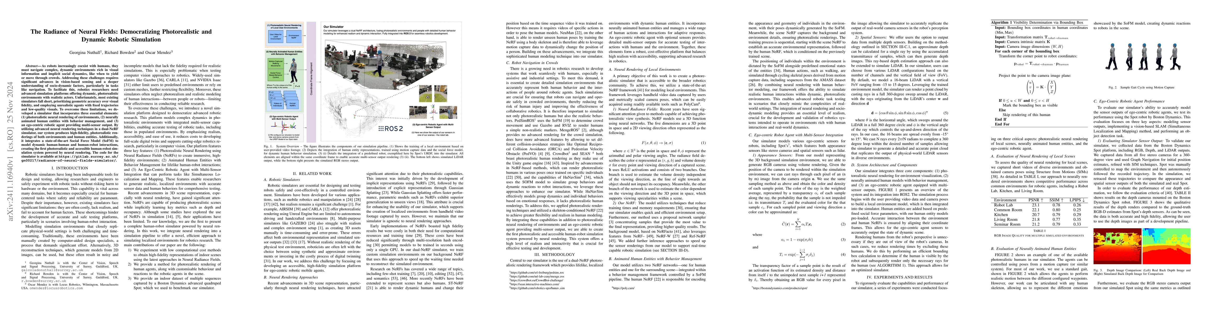 Thumbnail for The Radiance of Neural Fields: Democratizing Photorealistic and Dynamic
  Robotic Simulation