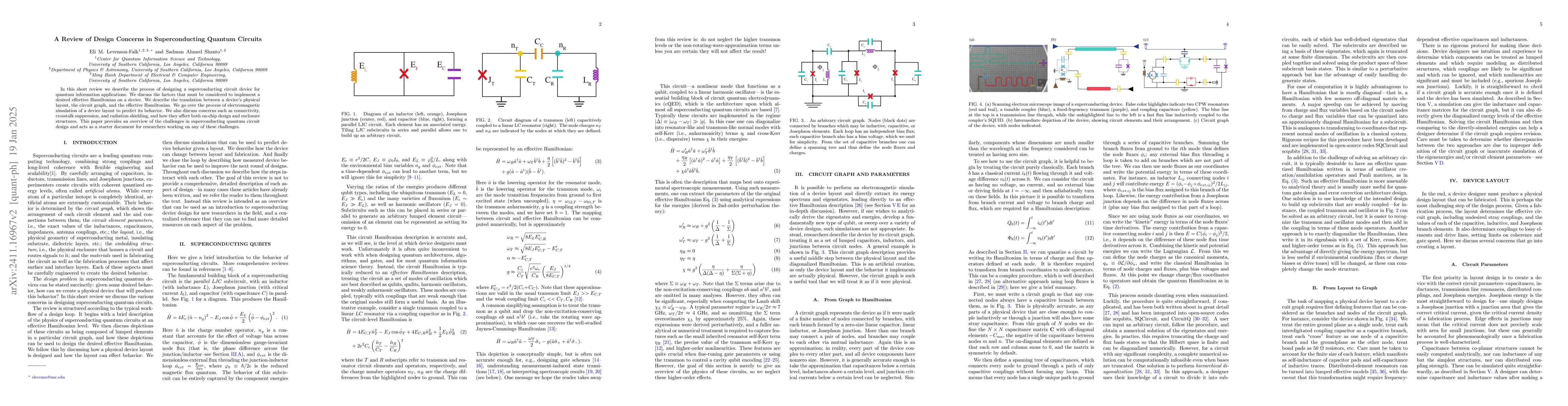 Thumbnail for A Review of Design Concerns in Superconducting Quantum Circuits