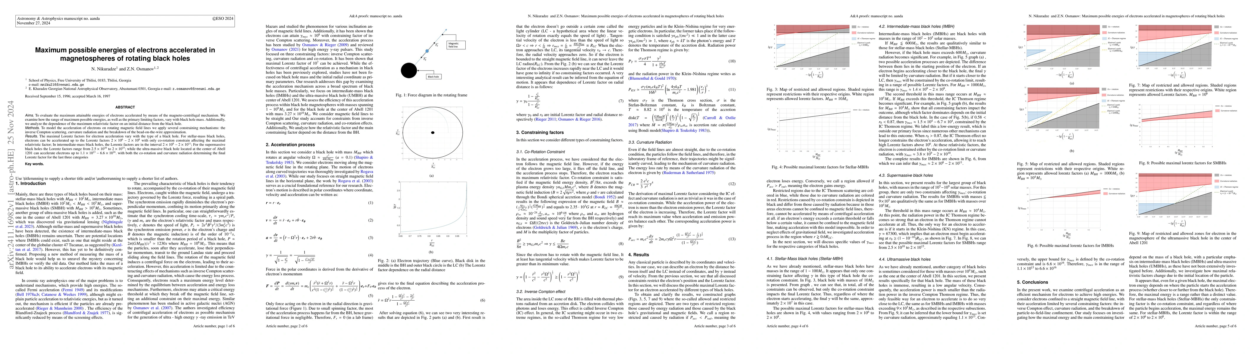 Thumbnail for Maximum possible energies of electrons accelerated in magnetospheres of
  rotating black holes