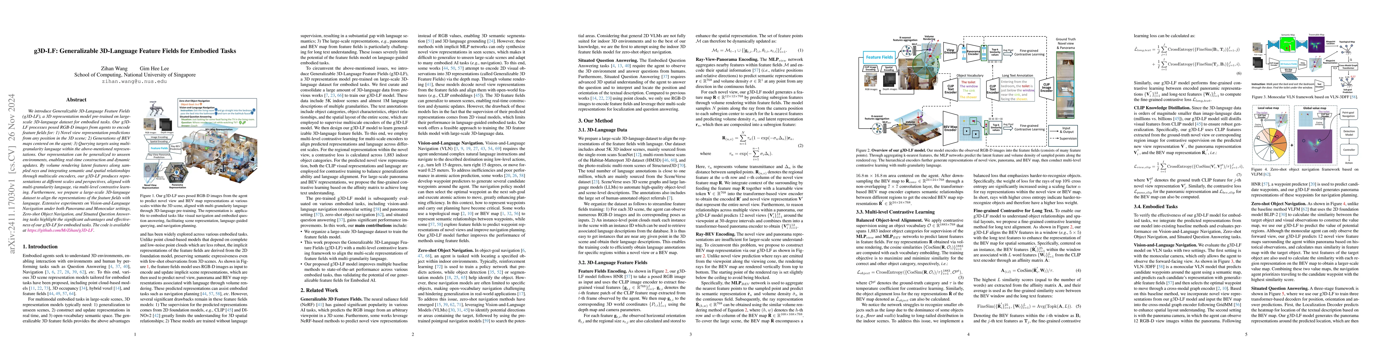 Thumbnail for g3D-LF: Generalizable 3D-Language Feature Fields for Embodied Tasks