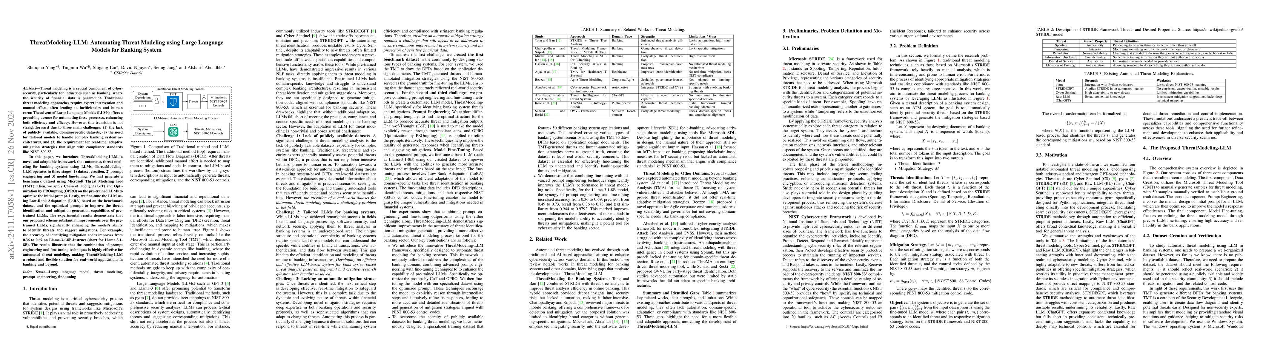 Thumbnail for ThreatModeling-LLM: Automating Threat Modeling using Large Language
  Models for Banking System