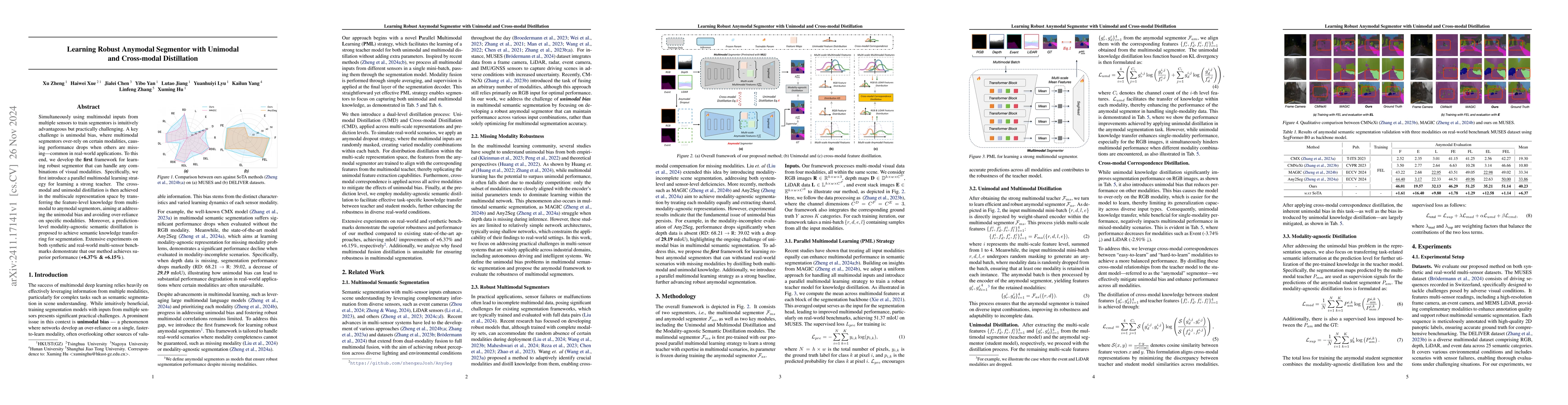 Thumbnail for Learning Robust Anymodal Segmentor with Unimodal and Cross-modal
  Distillation