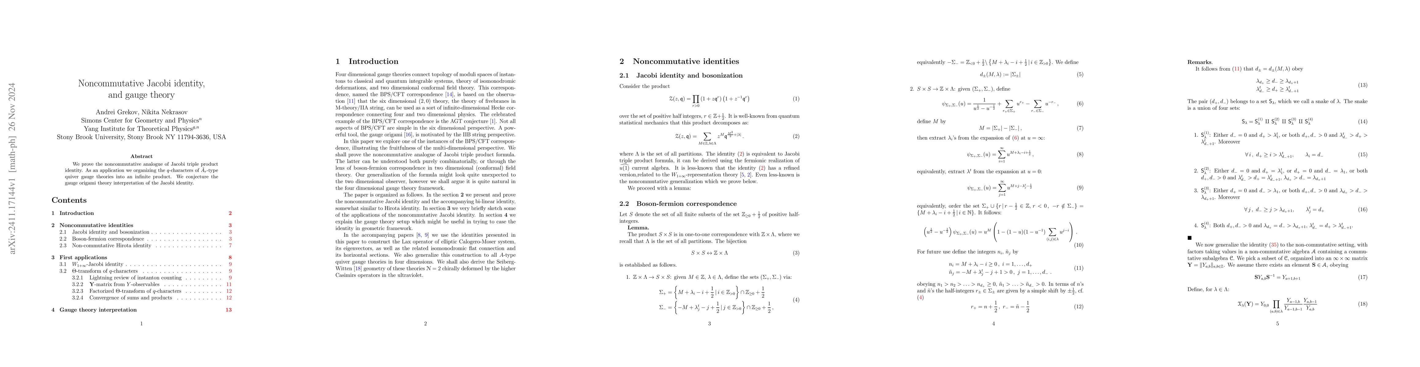 Thumbnail for Noncommutative Jacobi identity, and gauge theory