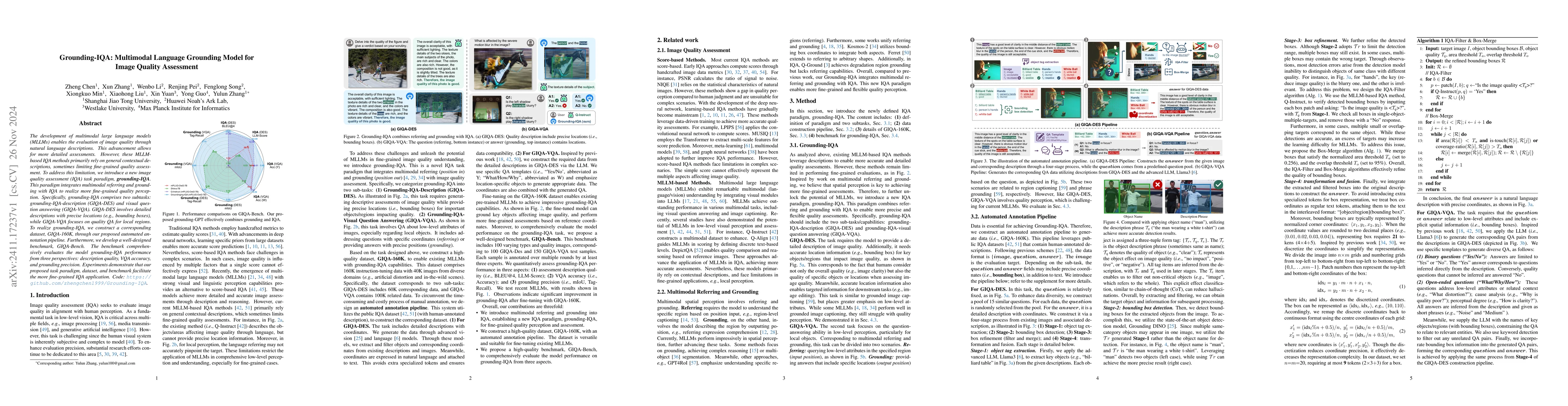 Thumbnail for Grounding-IQA: Multimodal Language Grounding Model for Image Quality
  Assessment