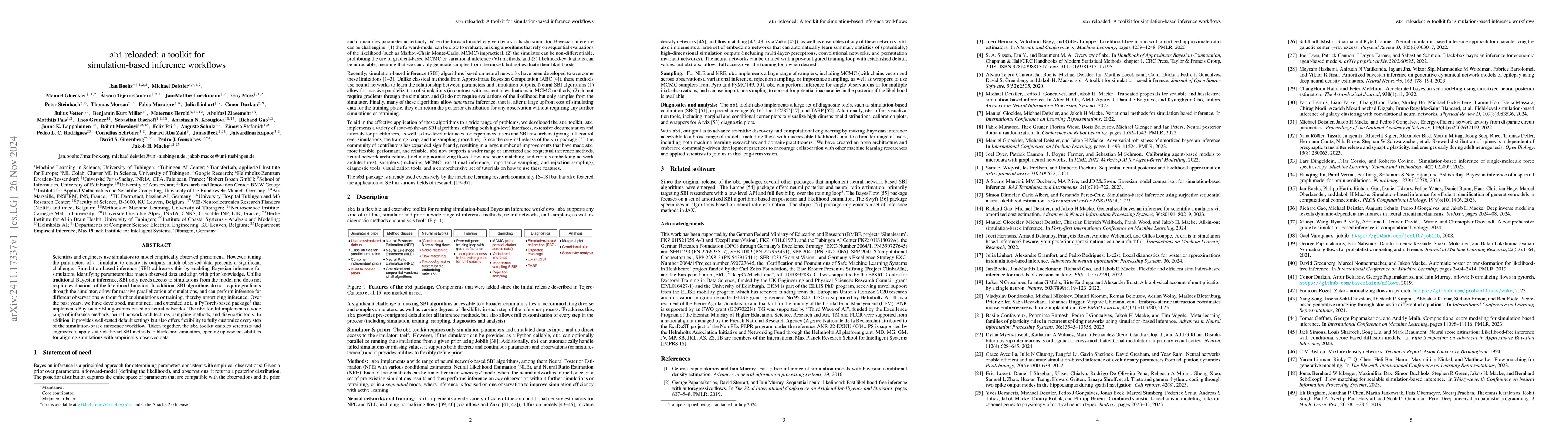 Thumbnail for sbi reloaded: a toolkit for simulation-based inference workflows