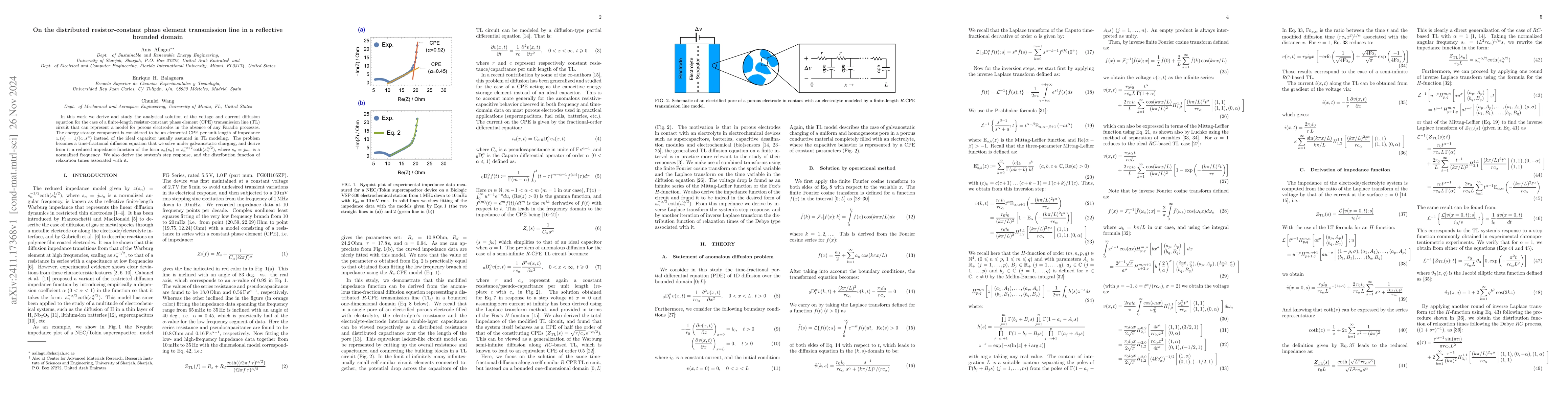 Thumbnail for On the distributed resistor-constant phase element transmission line in
  a reflective bounded domain