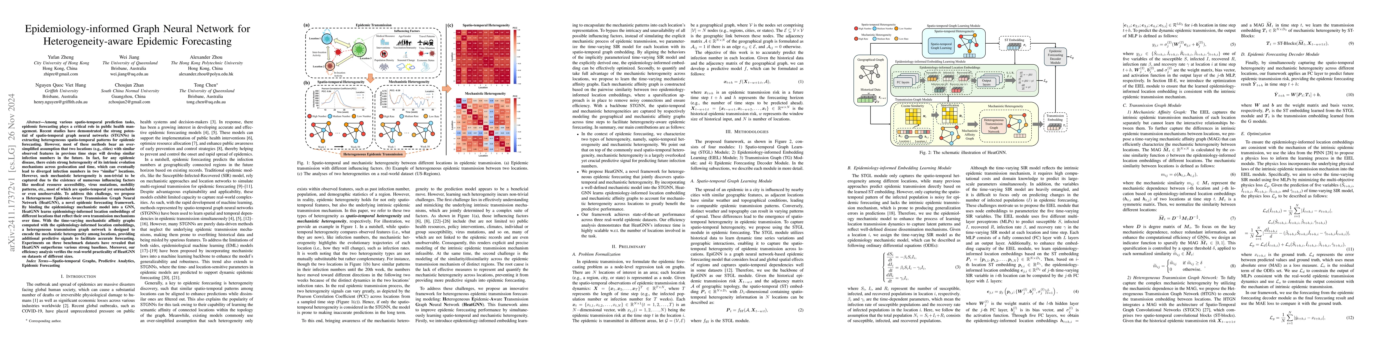 Thumbnail for Epidemiology-informed Graph Neural Network for Heterogeneity-aware
  Epidemic Forecasting