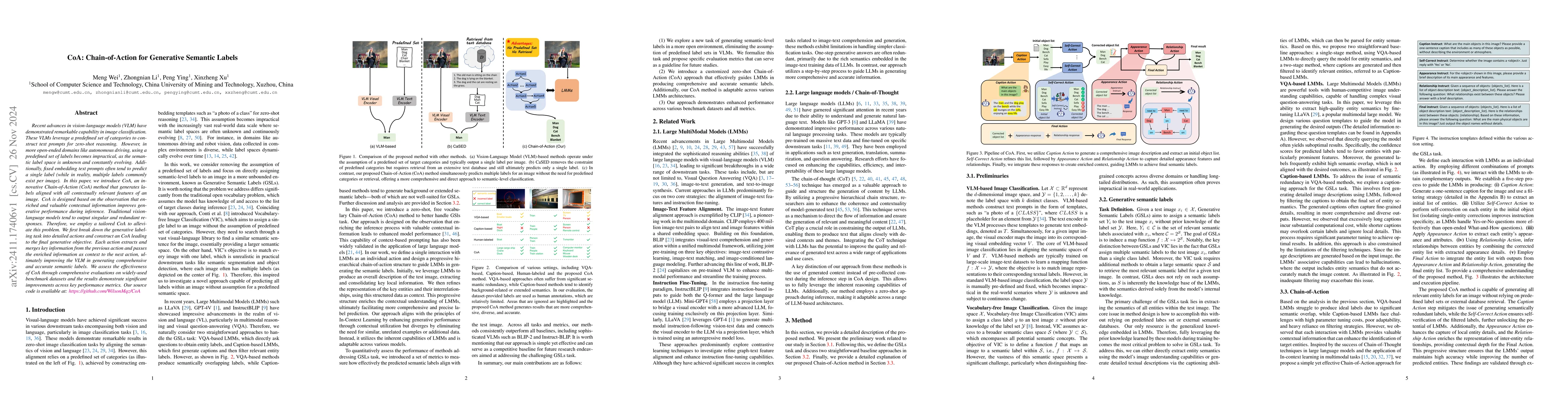 Thumbnail for CoA: Chain-of-Action for Generative Semantic Labels