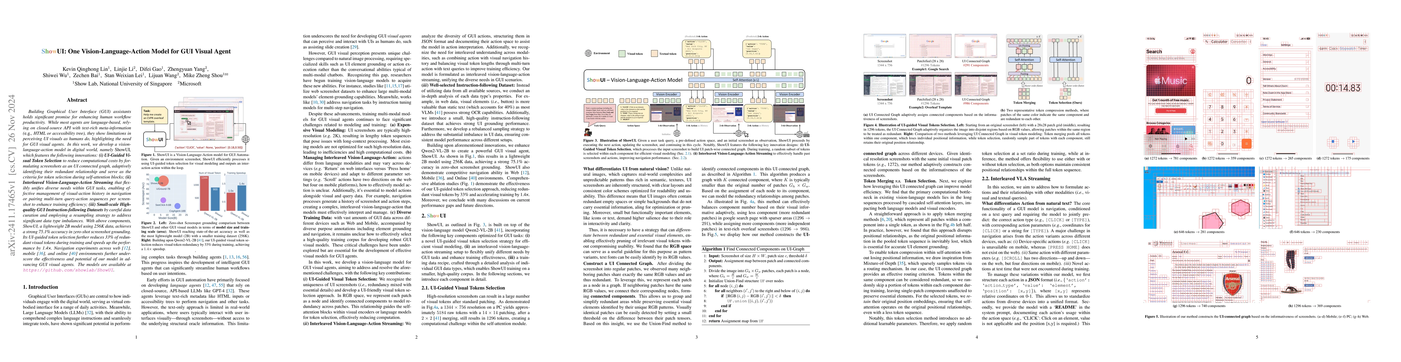 Thumbnail for ShowUI: One Vision-Language-Action Model for GUI Visual Agent