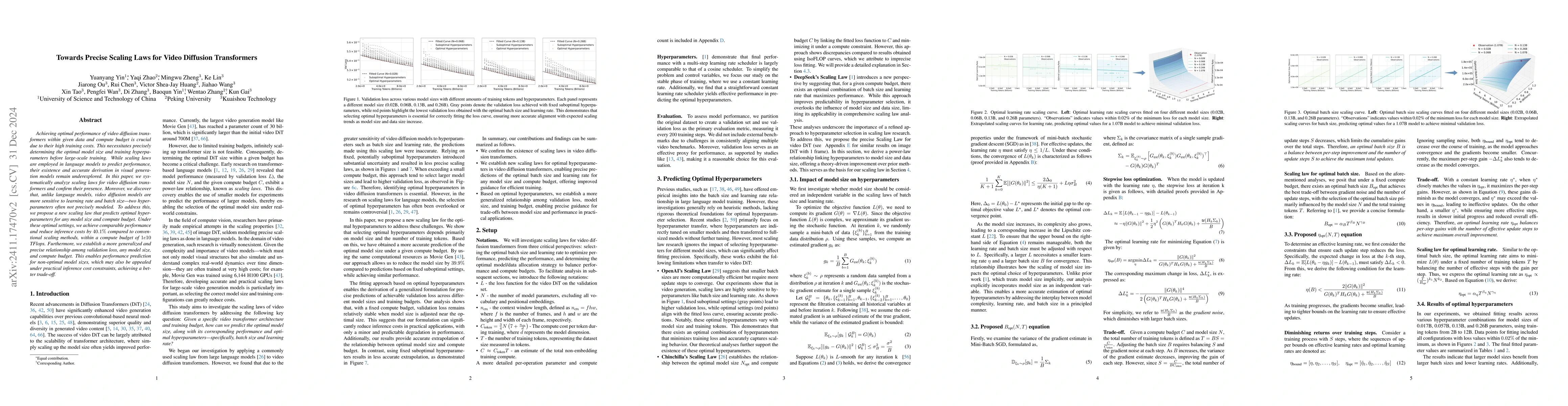 Thumbnail for Towards Precise Scaling Laws for Video Diffusion Transformers