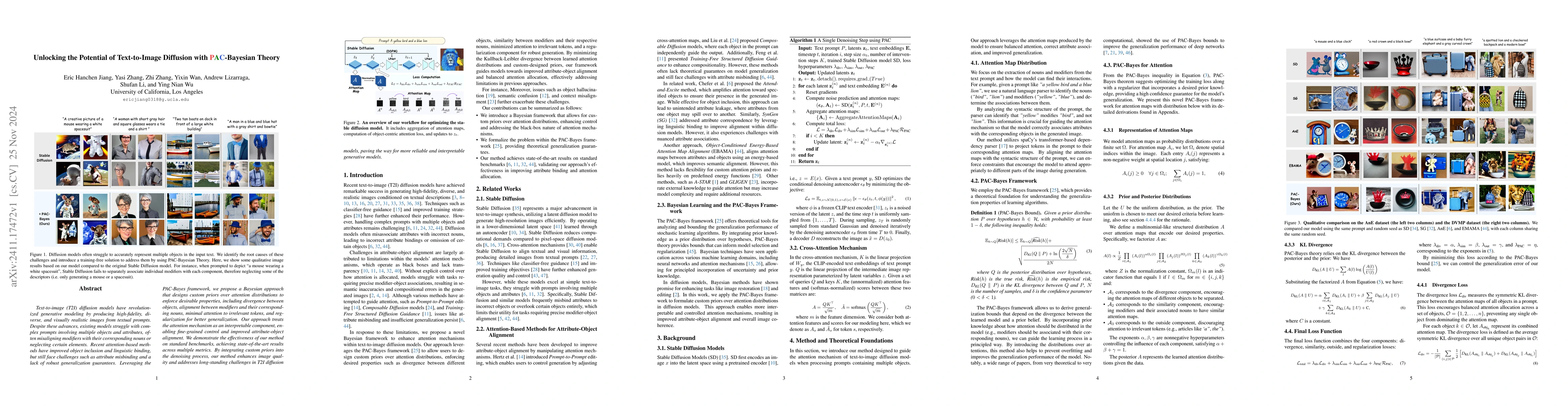 Thumbnail for Unlocking the Potential of Text-to-Image Diffusion with PAC-Bayesian
  Theory