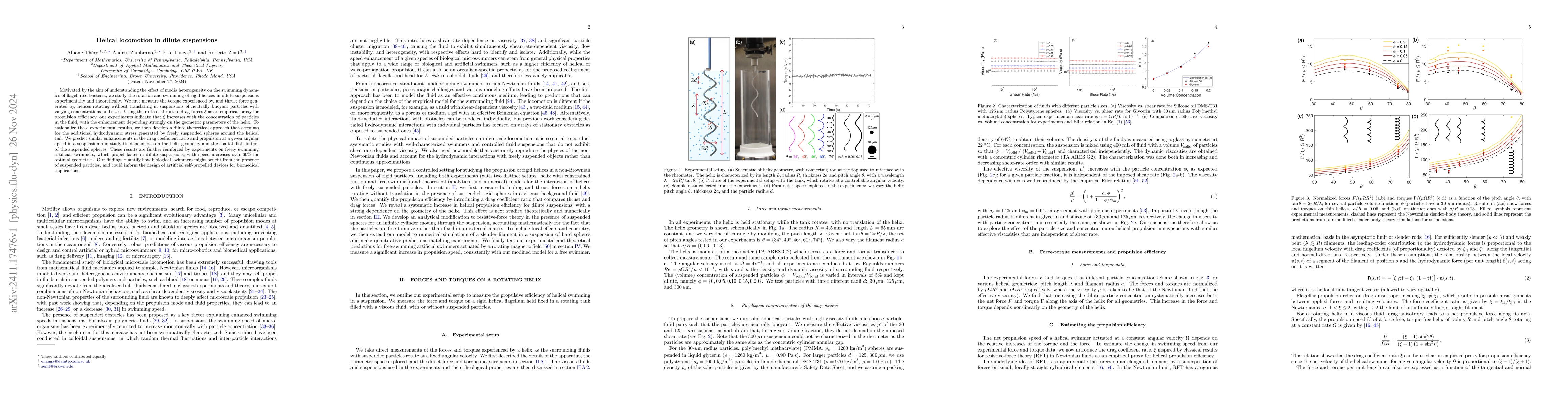 Thumbnail for Helical locomotion in dilute suspensions