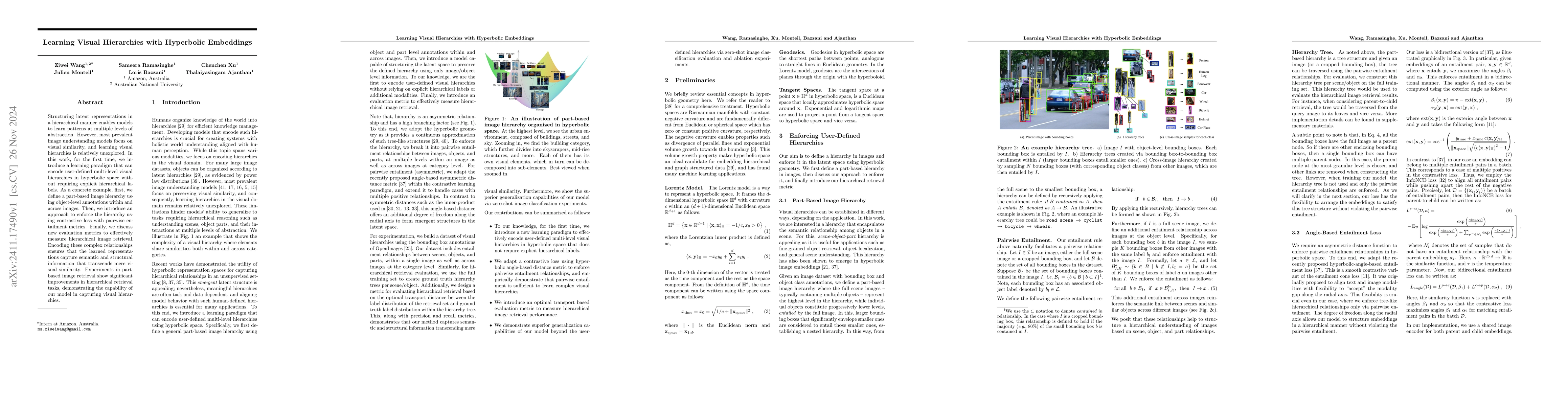 Thumbnail for Learning Visual Hierarchies with Hyperbolic Embeddings