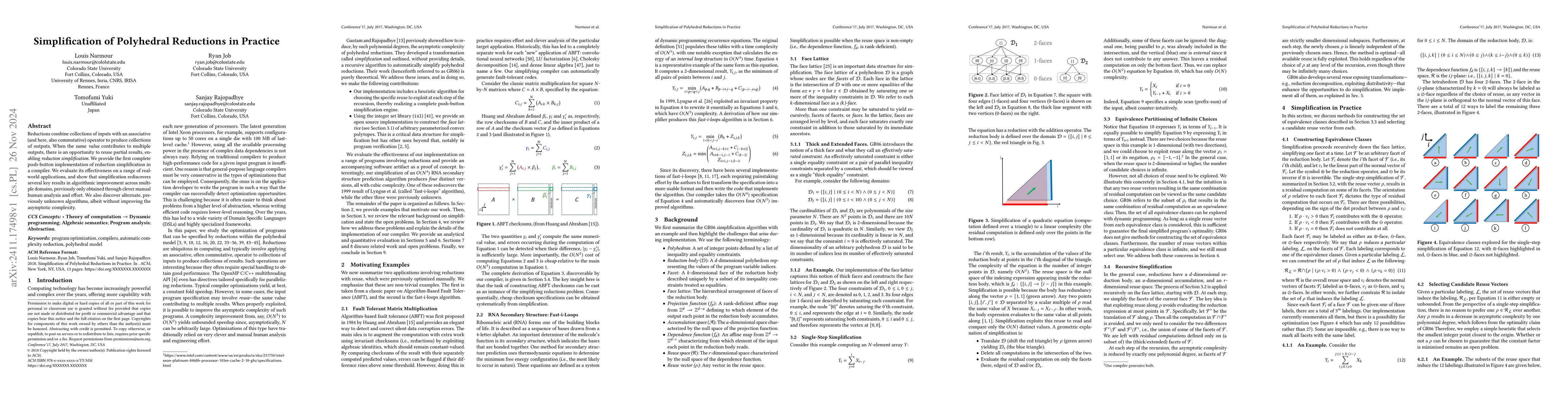 Thumbnail for Simplification of Polyhedral Reductions in Practice